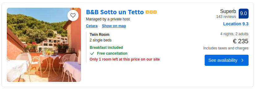B&B Sotto un Tetto