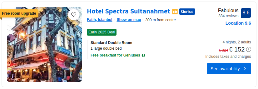 Hotel Spectra Sultanahmet