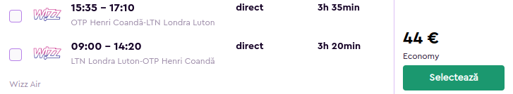 Flight Prices Screenshot