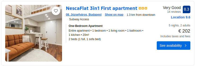 NescaFlat 3in1 First apartment