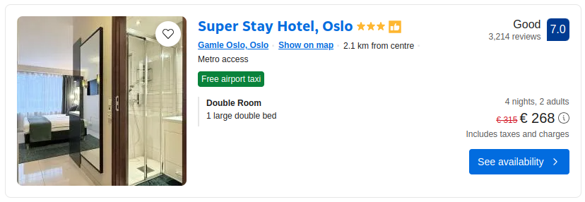 Super Stay Hotel, Oslo