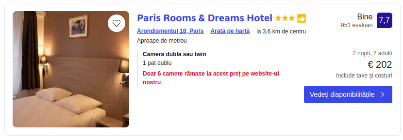 Paris Rooms & Dreams Hotel
